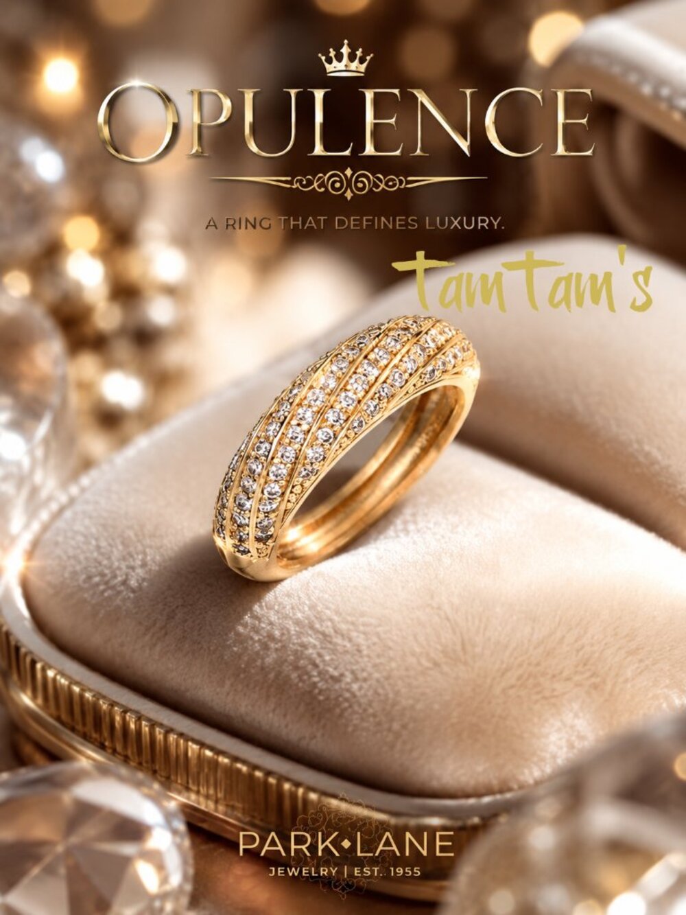 Park Lane Opulence Pave Ring Sold Out